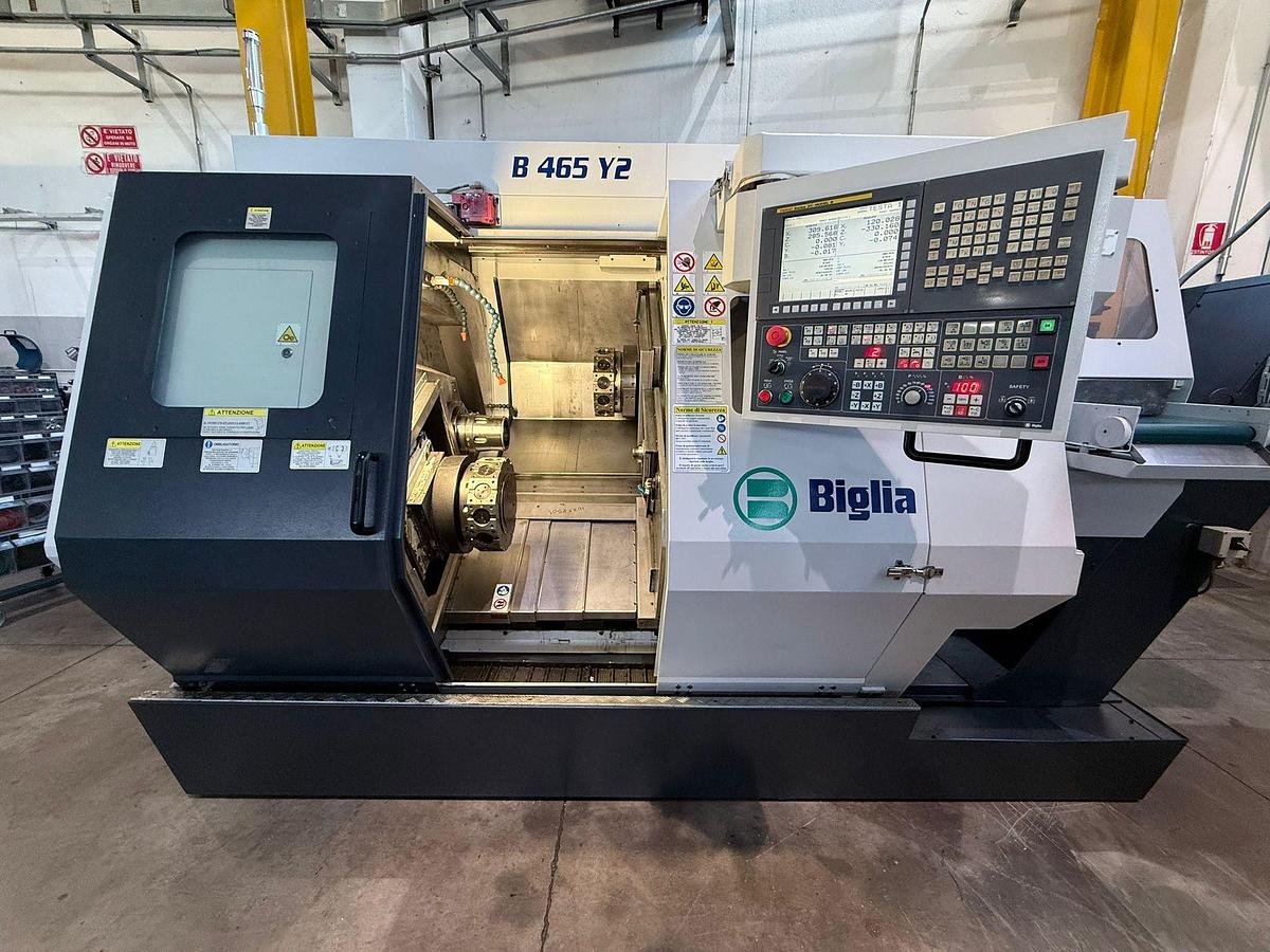 Ricondizionato ANNO 2012 TORNIO CNC BIGLIA B 465 Y2