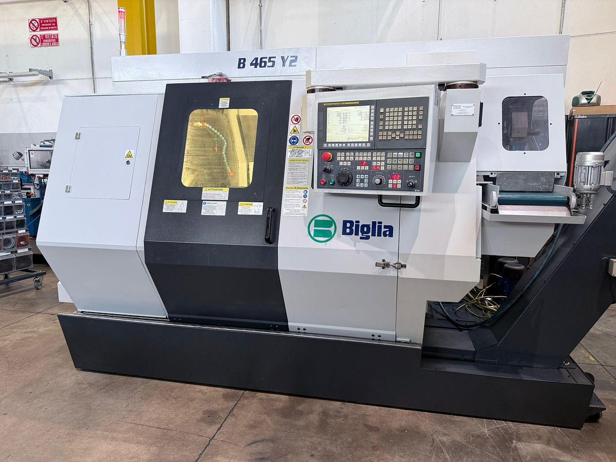 Ricondizionato ANNO 2012 TORNIO CNC BIGLIA B 465 Y2