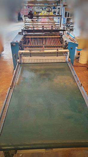 Used 2005 GUR IS MAKINA TY 1050 Bottom and side seal bag making machine (LDPE, HDPE, MDPE; LLDPE)