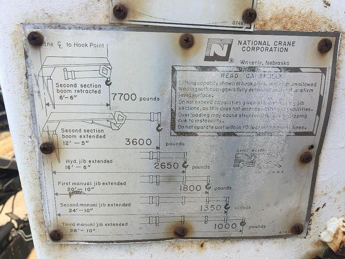 Used NATIONAL CRANE N45