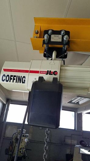 Used 10' x 1/2 Ton Jib Crane Swing Arm Boom with Electric Hoist