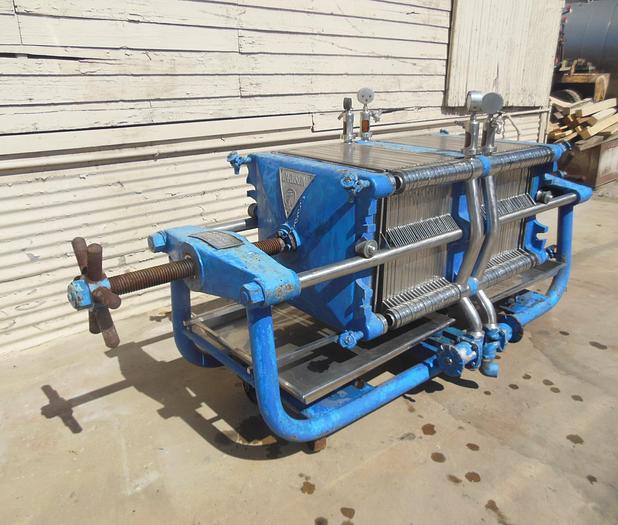 Used Filter, P&F, 24" x 24", S/st, 36 Plates, 264 SF, #C738243