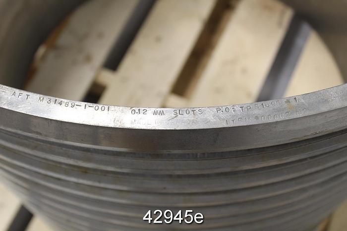 Used Voith Model 20 Pressure Screen Basket, .0047" Slots #42945