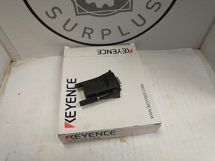 Used NEW KEYENCE OP-26486 PC Programming Adaptor RJ-11 To COM GHB4