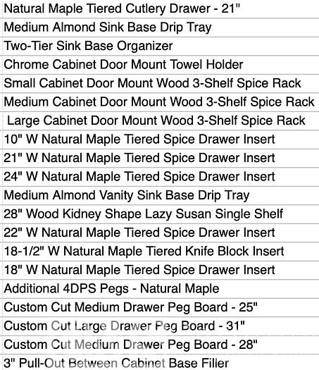 Used Rev-A-Shelf Cabinet Hardware - Warehouse Sale