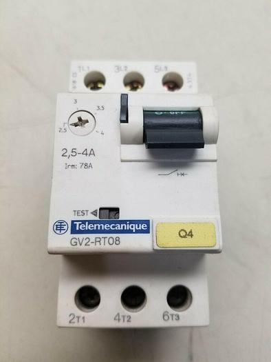 Used Telemecanique GV2-RT08 Motor Circuit Breaker