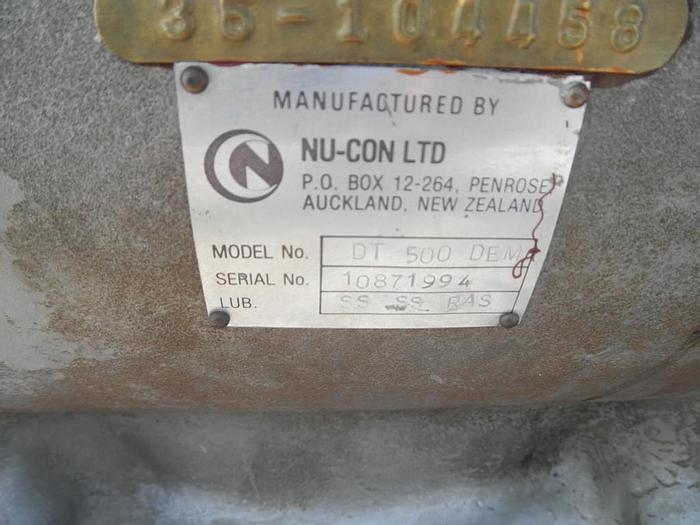 Used Separator, Cyclone, Air, 21” X 48”, S/st, Rotary Valve #S740525