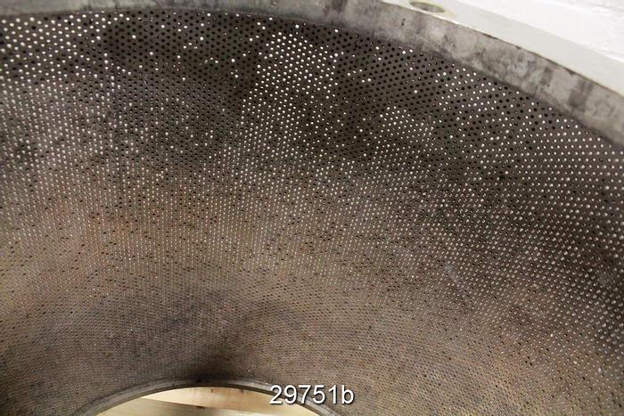 Used Bird 10 Inner Pressure Screen Basket, .062 Slots #29751