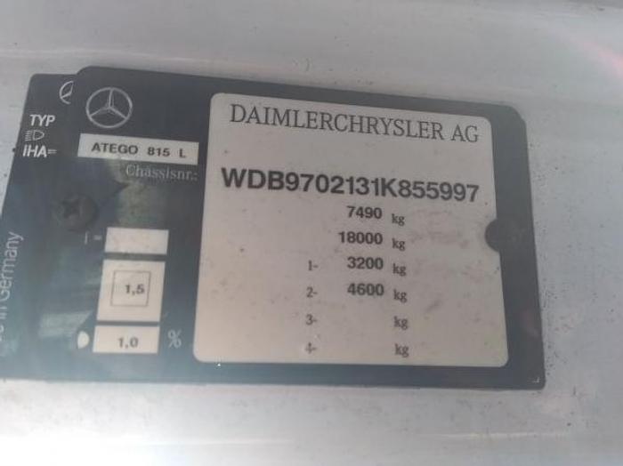 Gebruikt 2003 Mercedes Benz Atego 815L