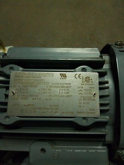 Used SEW EuroDrive SAF47 DRS71M4BE1 and Gear Box