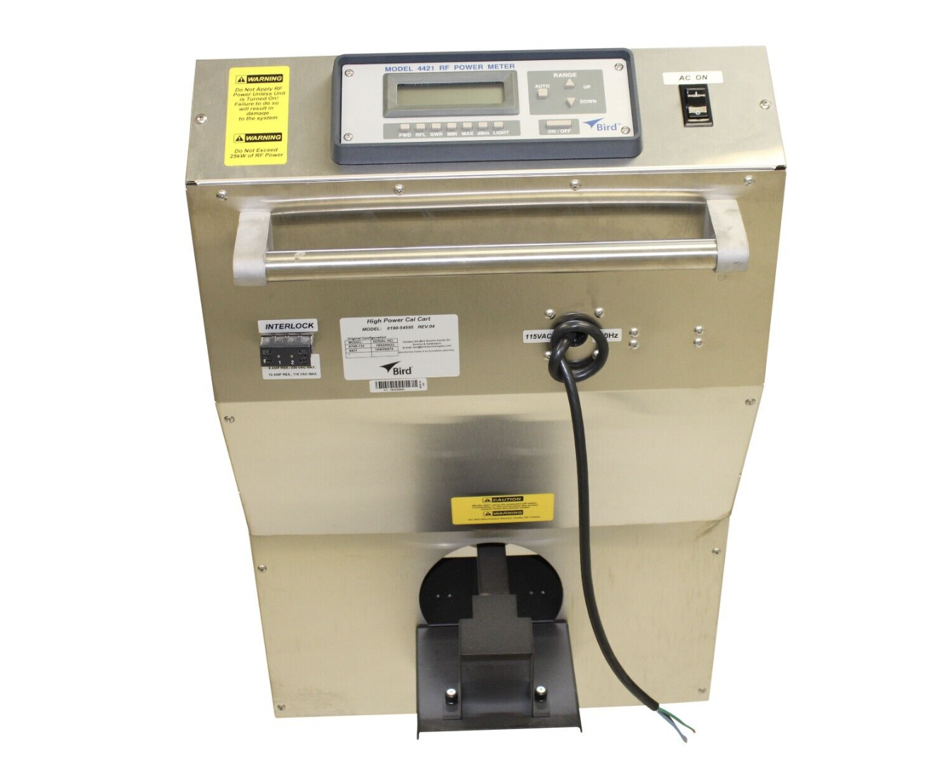 Used AMAT 0190-54595 REV 04 BIRD TECH RF HIGH POWER CALIBRATION CART 8745-100 4421