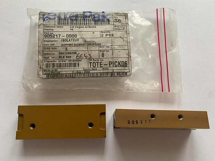 Tetra Pak Spare Parts Isolateur Part No. 905217-0000