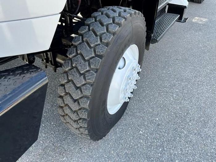 Used Lift-All 75ft Bucket Boom on 2008 Freightliner M2 106 4x4 Reg Cab Flatbed Truck - C84239