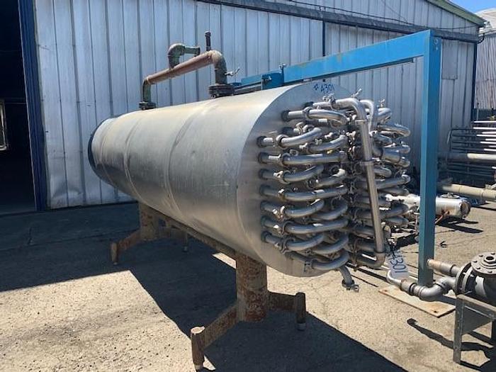 Used 1977 Chester Jensen Tube In Shell Heat Exchanger Model SV-1 1/2 -56