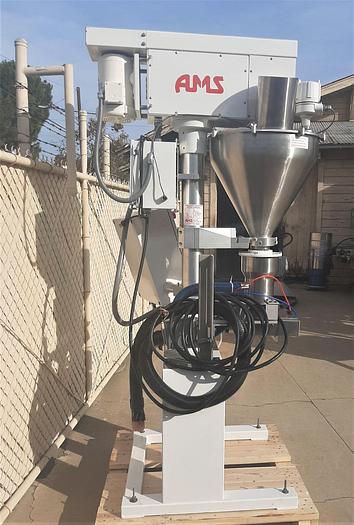 Used Filler, Auger, AMS, Mdl A-110, Single Head, Stainless Steel, Agitated #S744319