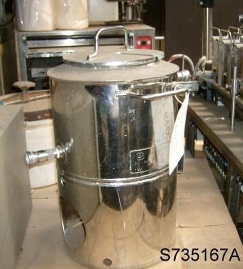 Used Tank, 2 Gallon, 8" x 10", 304 S/st, Jkt, 50 PSI (2) #S735167