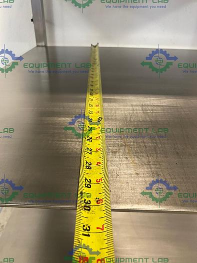 Used 32" W x 30" D x 62" H Stainless Steel Five Tier Rolling Cart