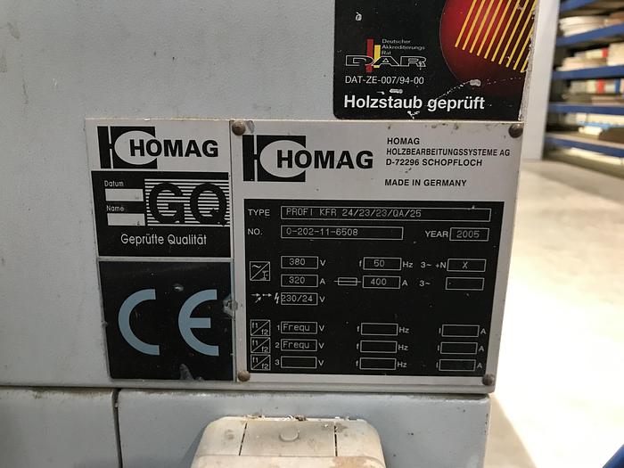 Used 2005 Homag KFR 24/23/23/QA/25