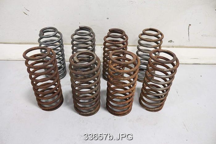Used Black Clawson Wandel Vibrating Screen Spring Coils, Lot of 8 #33657
