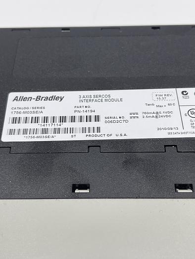 Used Allen-Bradley 1756-MO3SE Ser A 