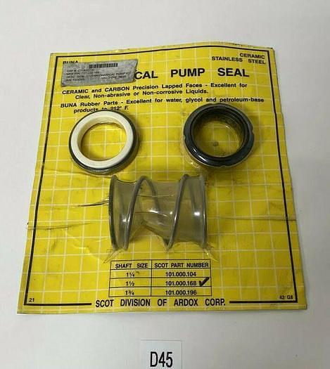 New In Sealed Package Scot Vertical Pump Seal 101.000.168 Fast Shipping