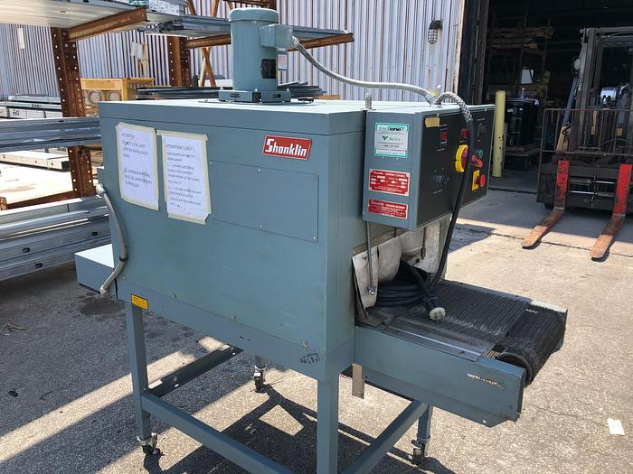 Used SHANKLIN HEAT SHRINK TUNNEL 120 FPM MODEL T7F
