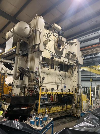 600 ton Verson 120"x60" Stamping Press