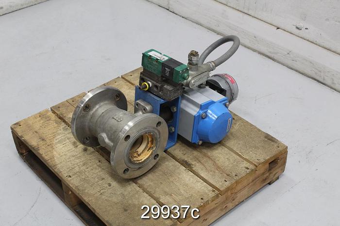 Used Neles Jamesbury 37150313600TTT2 3" Control V-Ball Valve #29937