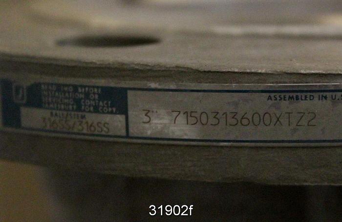 Used Neles Jamesbury A 3" Ball Control Valve #31902