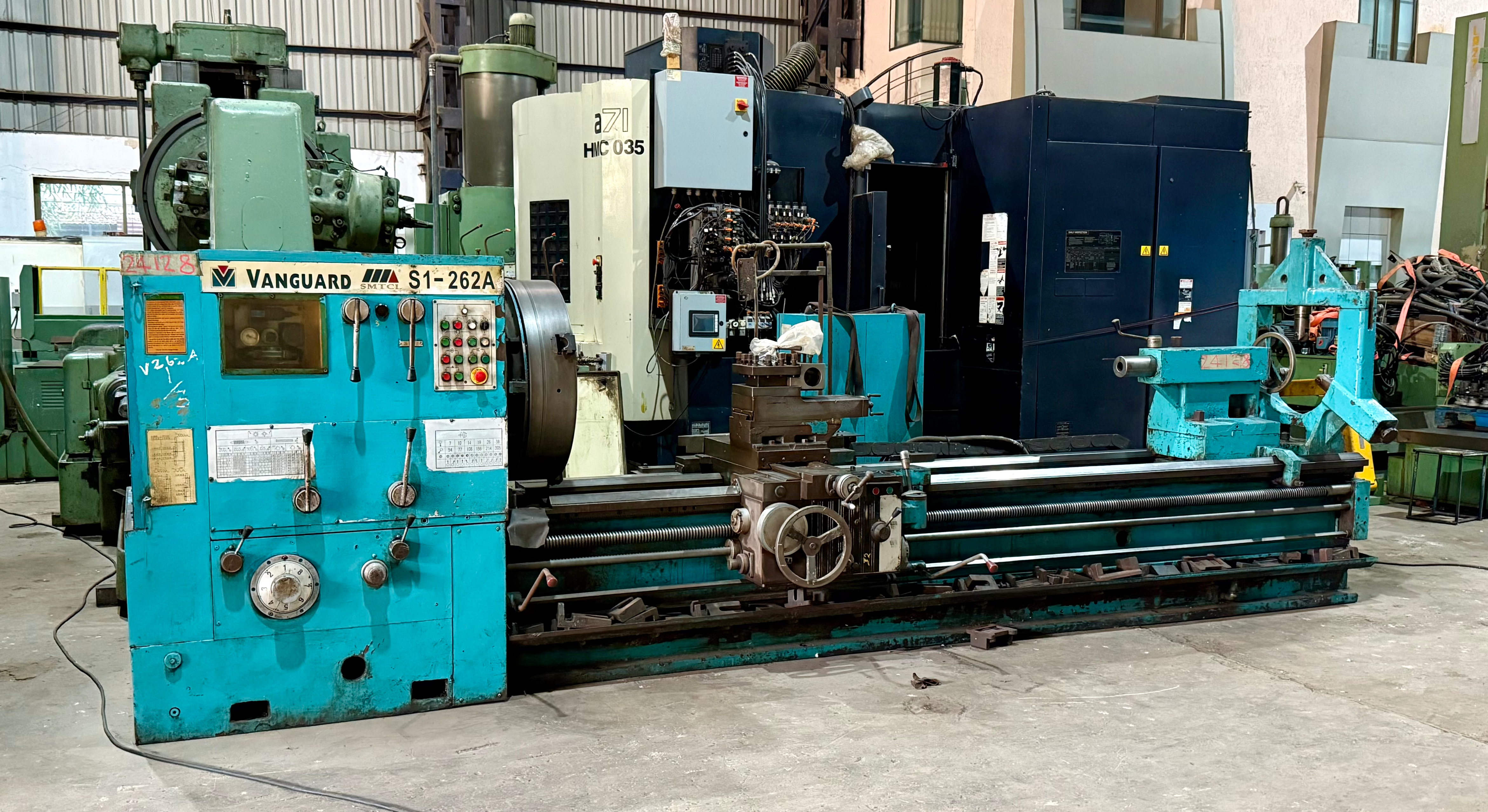 Used Vanguard S1-262A / 3000 Oil Country Lathe Big Bore 355mm