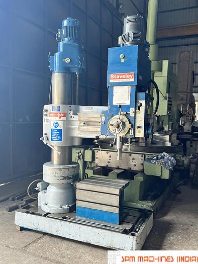 Used Staveley Asquith THRUST 2PT 12-42 RADIAL DRILL (Dia 57mm x 1100mm x 1400 Height)