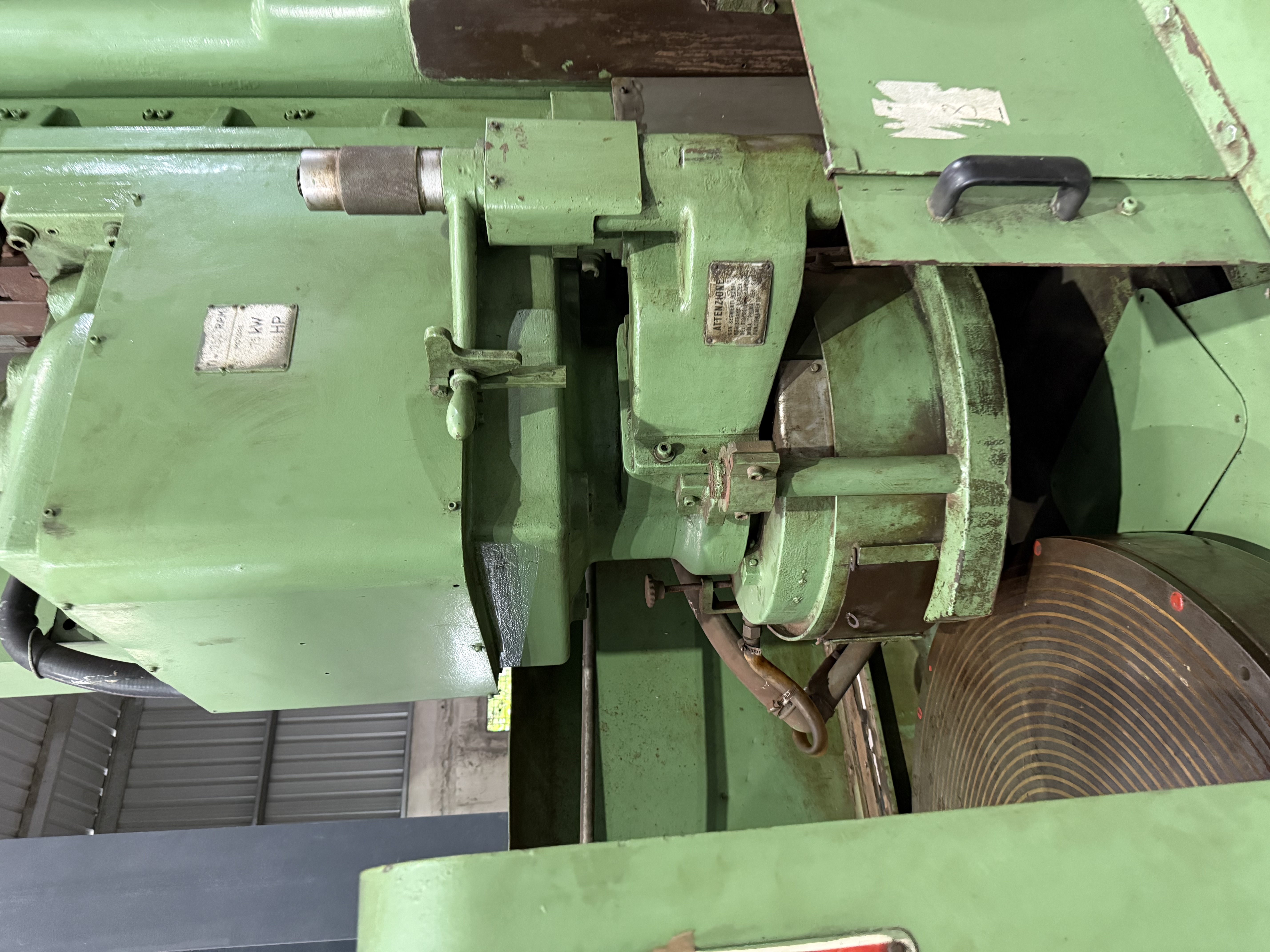 Used OERLIKON MATTISON Model 24 Rotary Grinder : Table : 1100mm