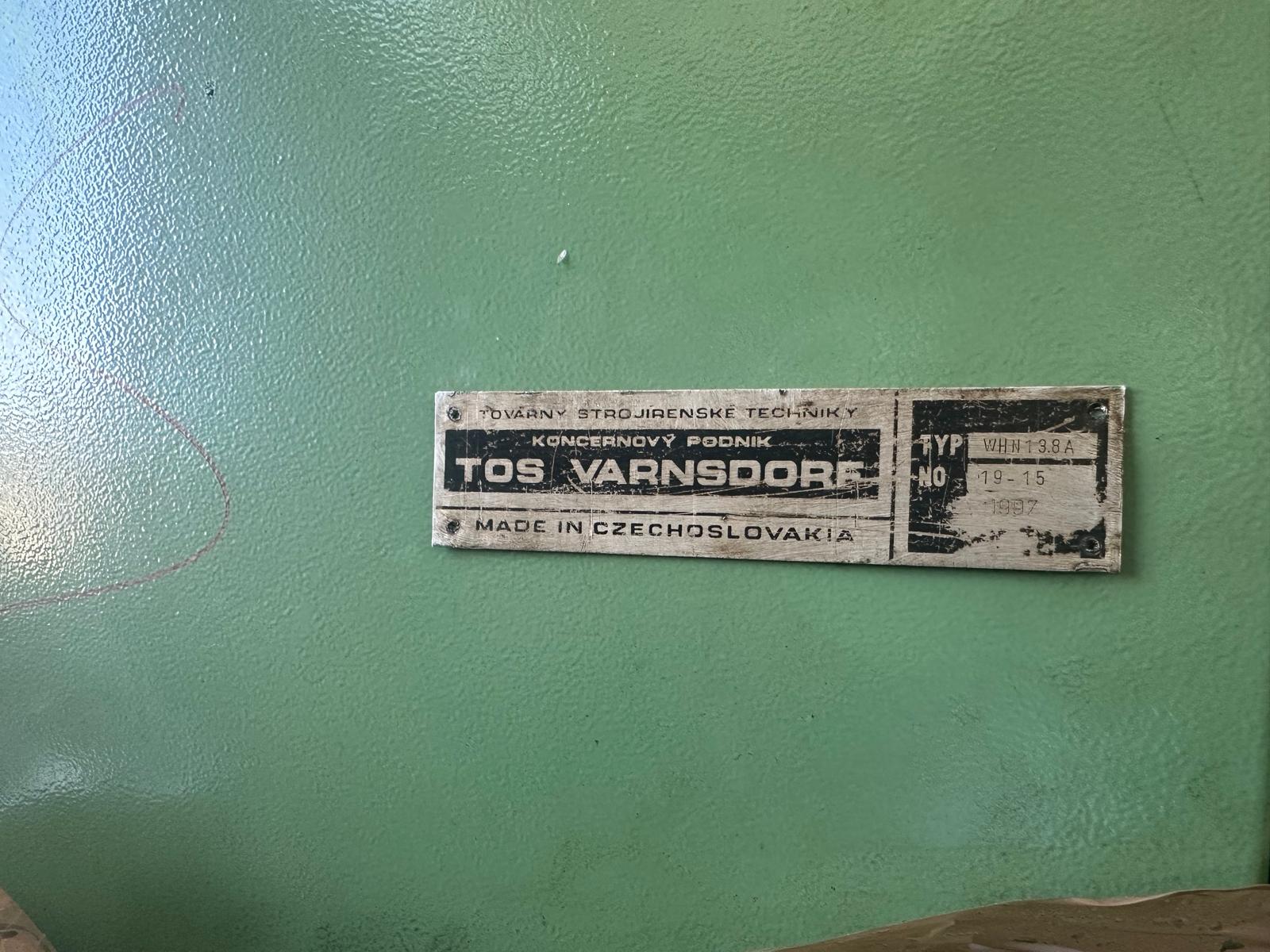 Used TOS WHN13.8A CNC H Boring Machine, Spindle : 130mm, Cross : 3500mm, Height : 2000mm (Original) Year : 1997