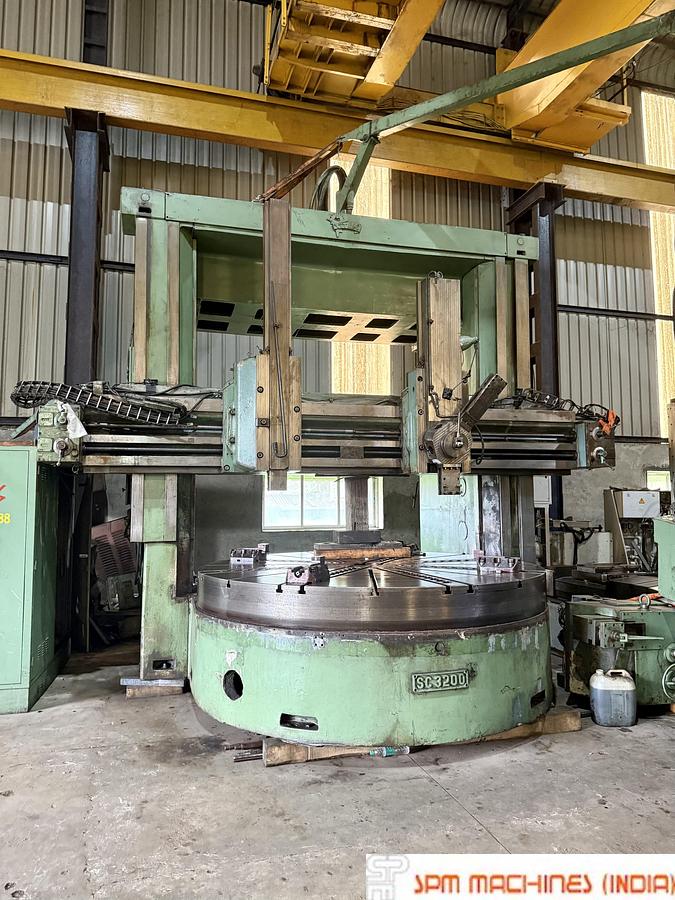 Used Titan SC3200 Double Column VTL - Chuck : 3000mm Swing : 3300mm Height : 2300mm