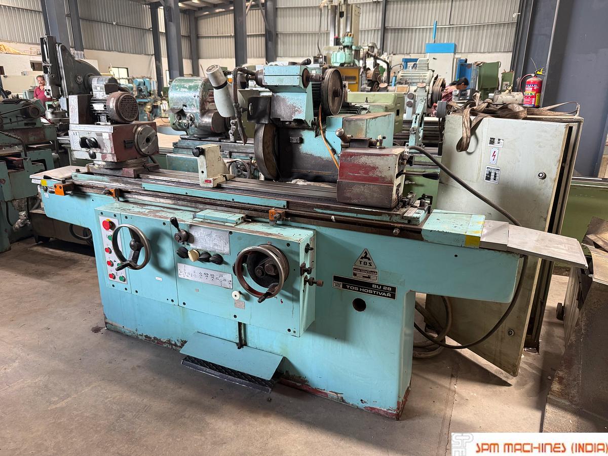 Used TOS BU28 x 1000 Cylindrical Grinder, Diameter : 295mm x 1000mm Between Center with Internal Grinding attachment
