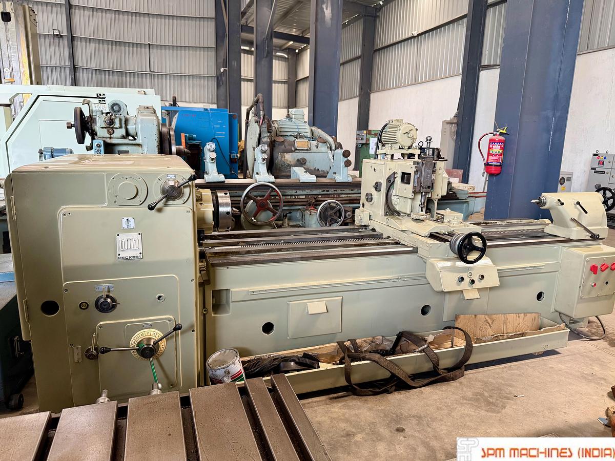 Used WMW Heckert Thread Milling Machine 2000mm With Milling Head and Change Gears
