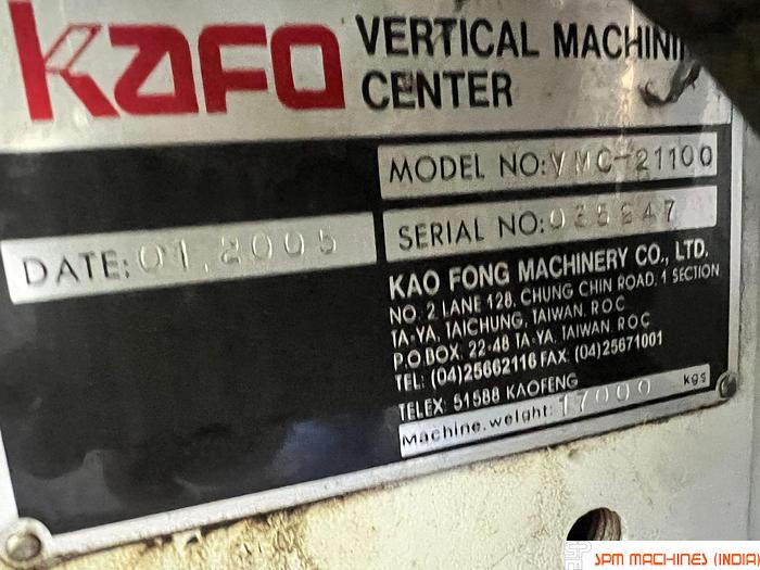 Used Kafo VMC 21100 ( Table : 2400 x 1100 ) Fanuc 18M Control