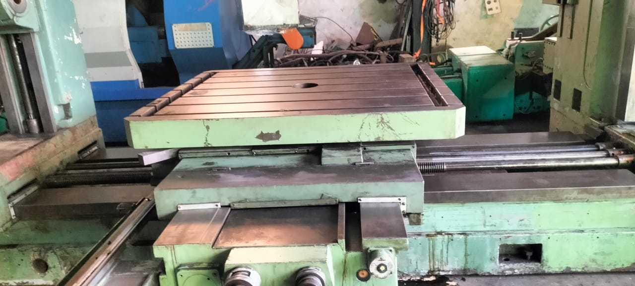 Used Defum AD115 H Boring Machine Spindle : 115mm Cross : 1800mm Height : 1500mm With Tailstock