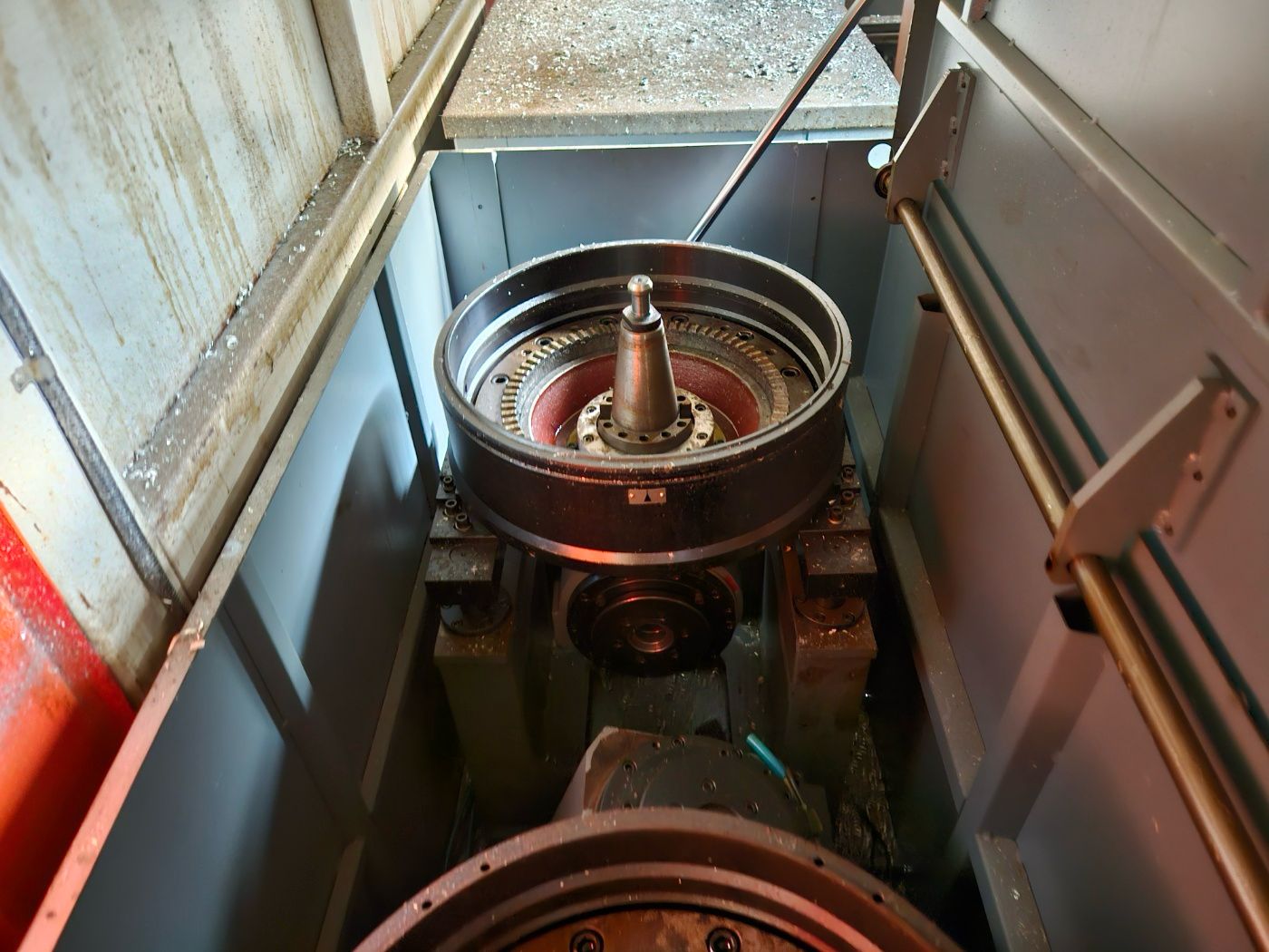 Used Awea LG6050 Double Column VMC Table : 6000mm x 3800mm, Between Column : 4500mm, Fanuc 18iMB Control