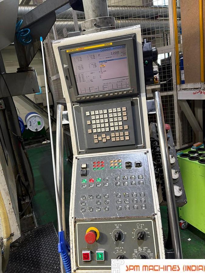 Used Hartford PRW 5340 Double Column VMC - 5200 x 3500mm, Fanuc 18iMB, With Milling Head, Year : 2008