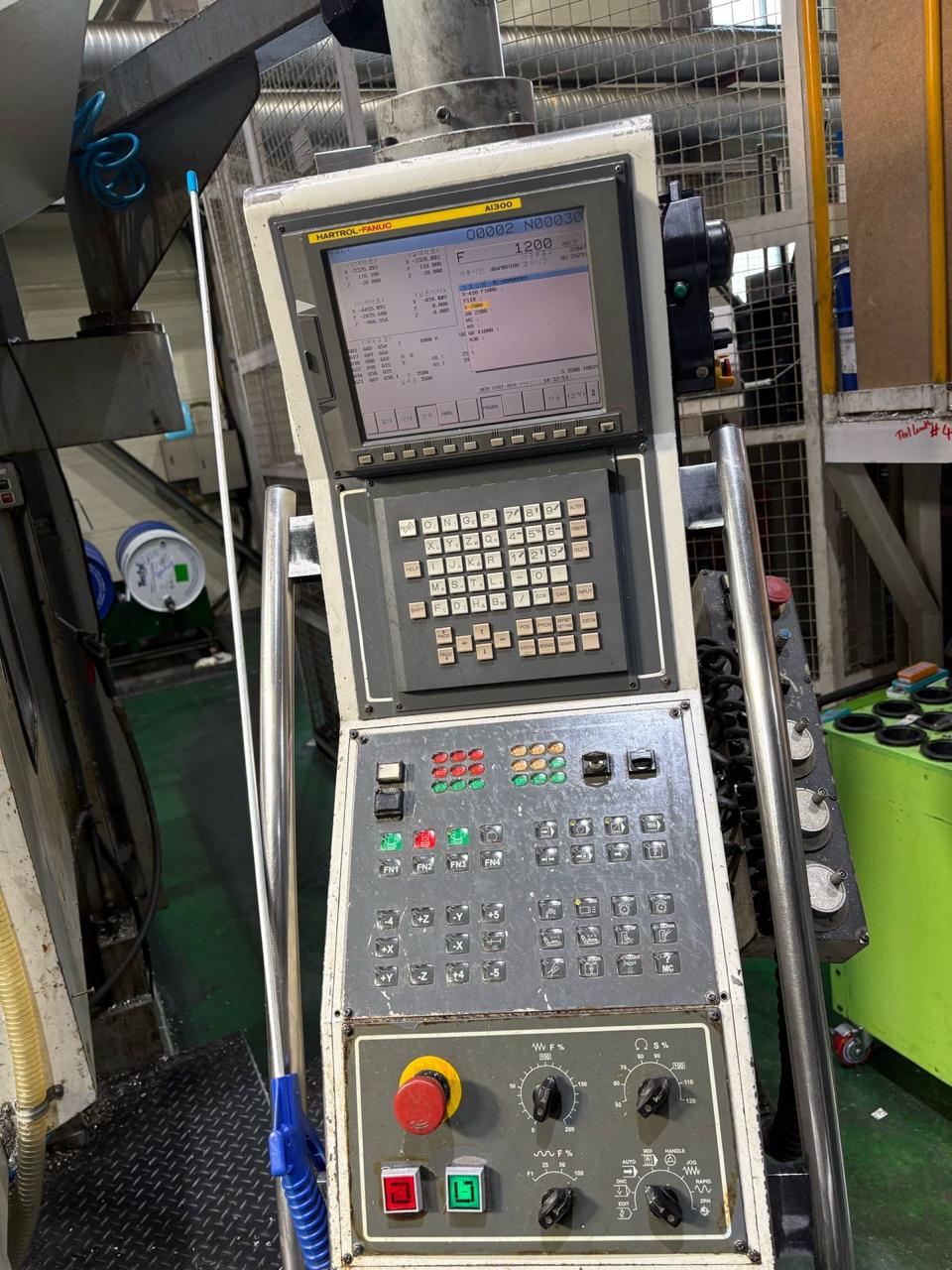 Used Hartford PRW 5340 Double Column VMC - 5200 x 3500mm, Fanuc 18iMB, With Milling Head, Year : 2008