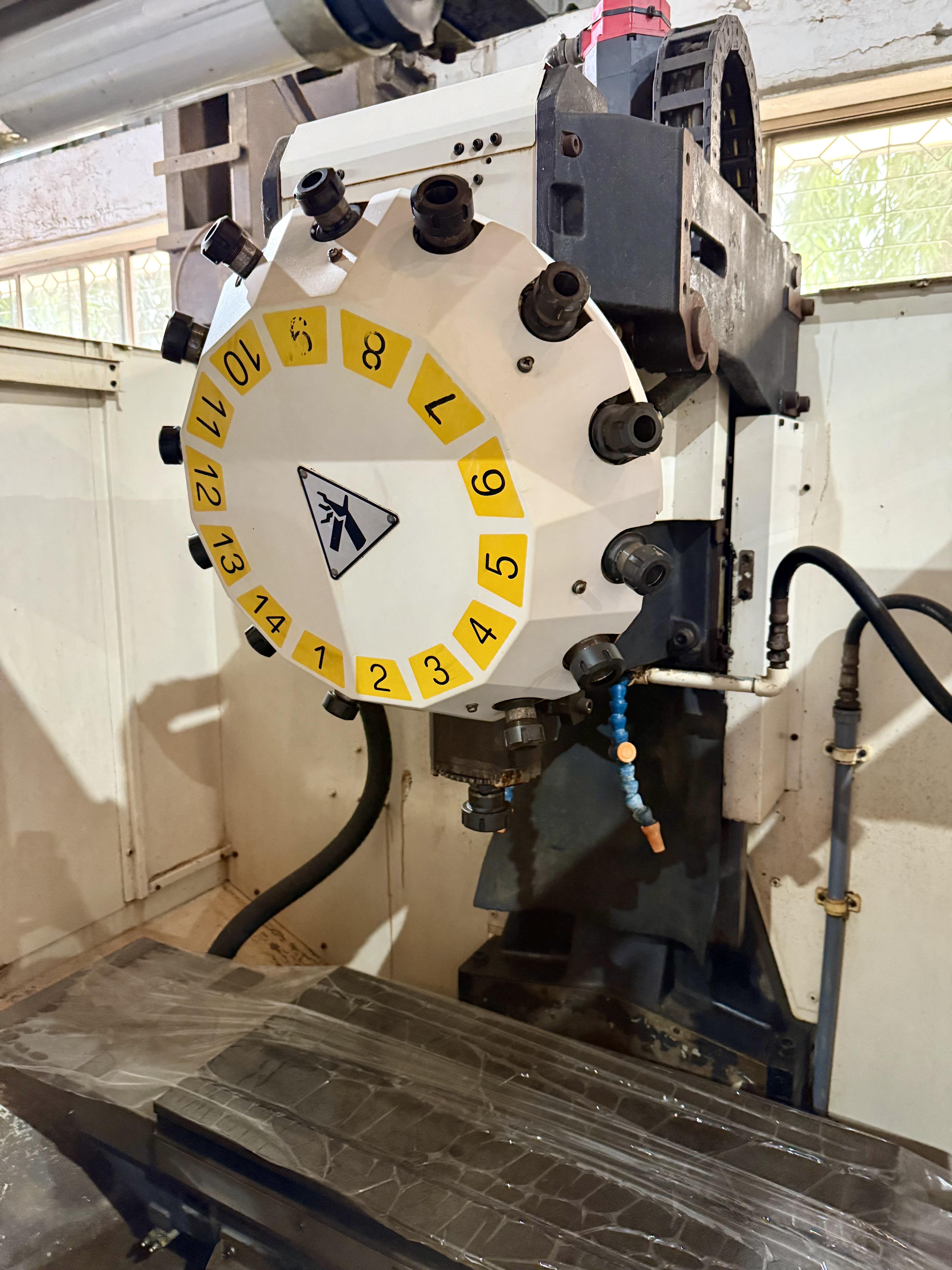 Used FANUC α-T14iAL Drill Tap Center Table : 850 x 390mm, Fanuc 16iM Controller