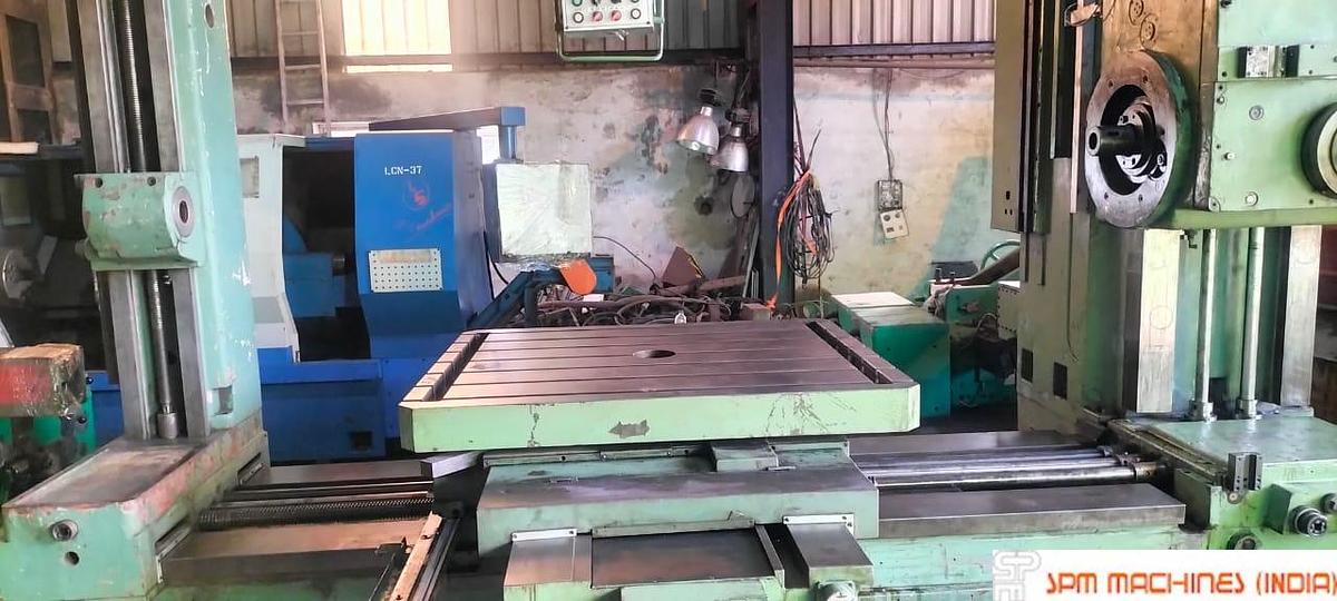 Used Defum AD115 H Boring Machine Spindle : 115mm Cross : 1800mm Height : 1500mm With Tailstock