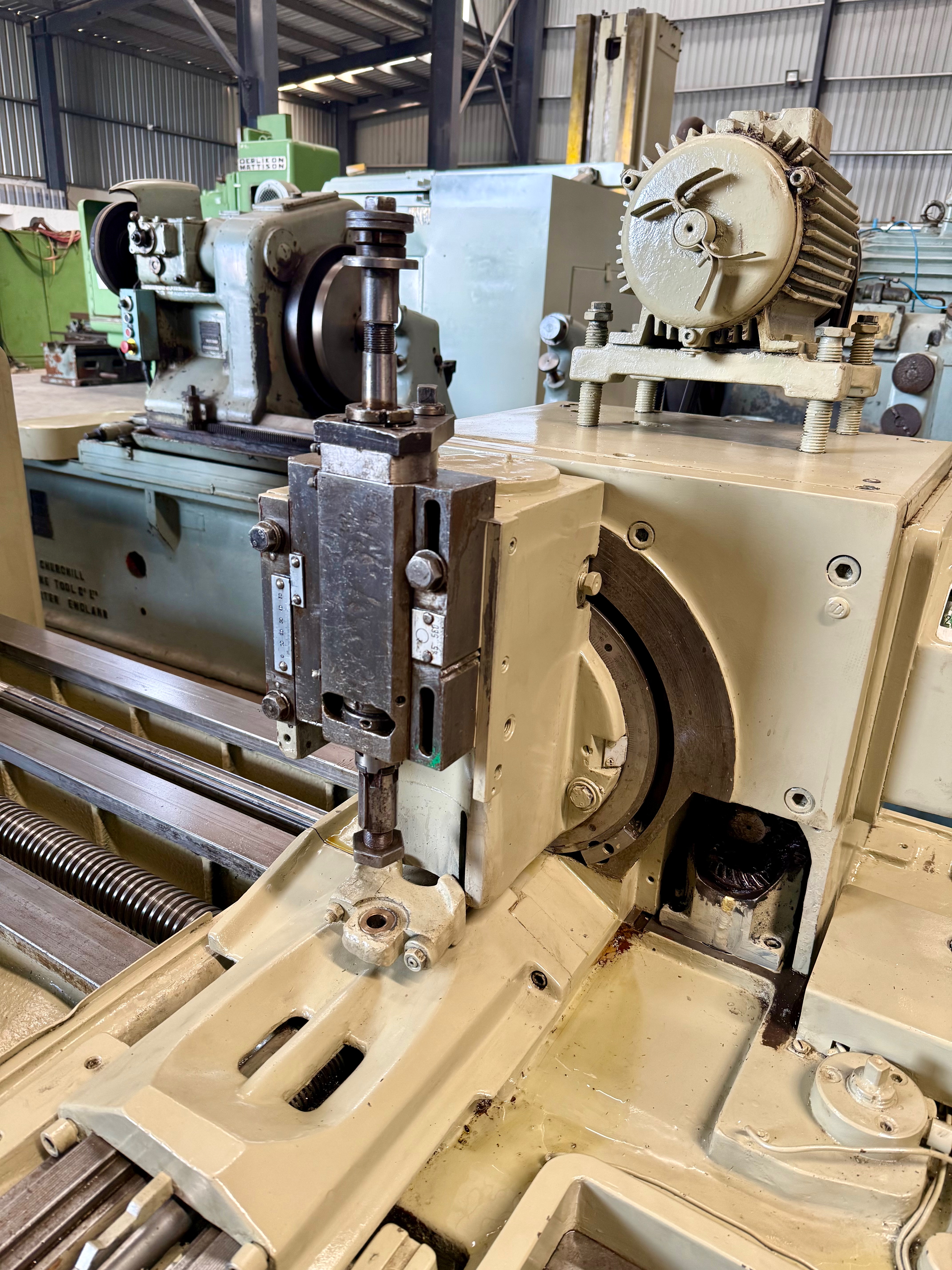 Used WMW Heckert Thread Milling Machine 2000mm With Milling Head and Change Gears