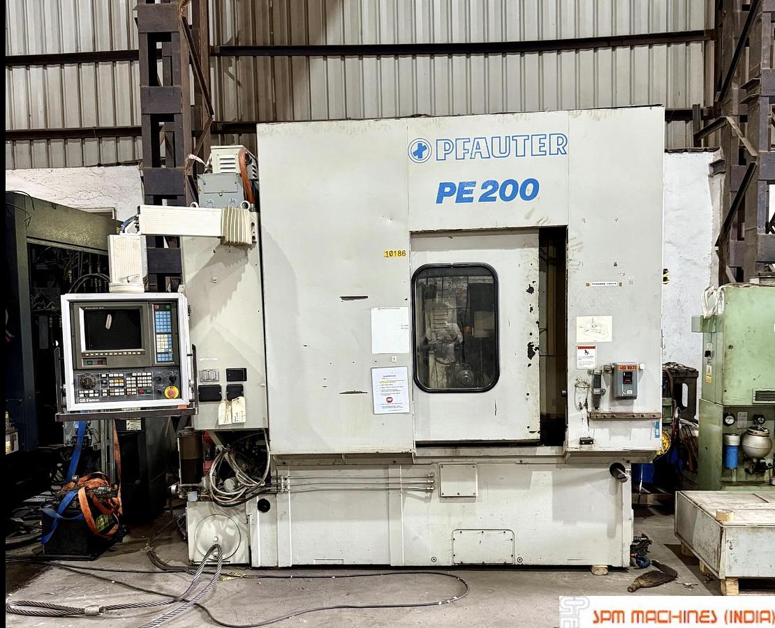 Used Gleason Pfauter PE200 CNC Gear Hobbing, 6 Axis, Diameter:200mm Year : 1995, Fanuc 15M Controller