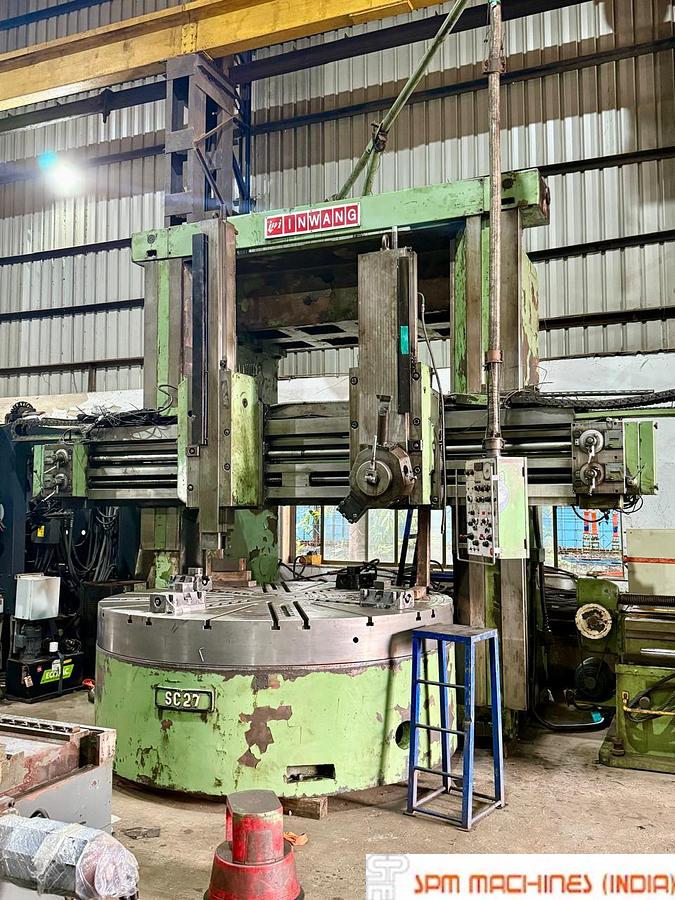 Used Titan SC 27 Double Column VTL, Chuck : 2500mm, Swing : 2700mm, Height : 1900mm
