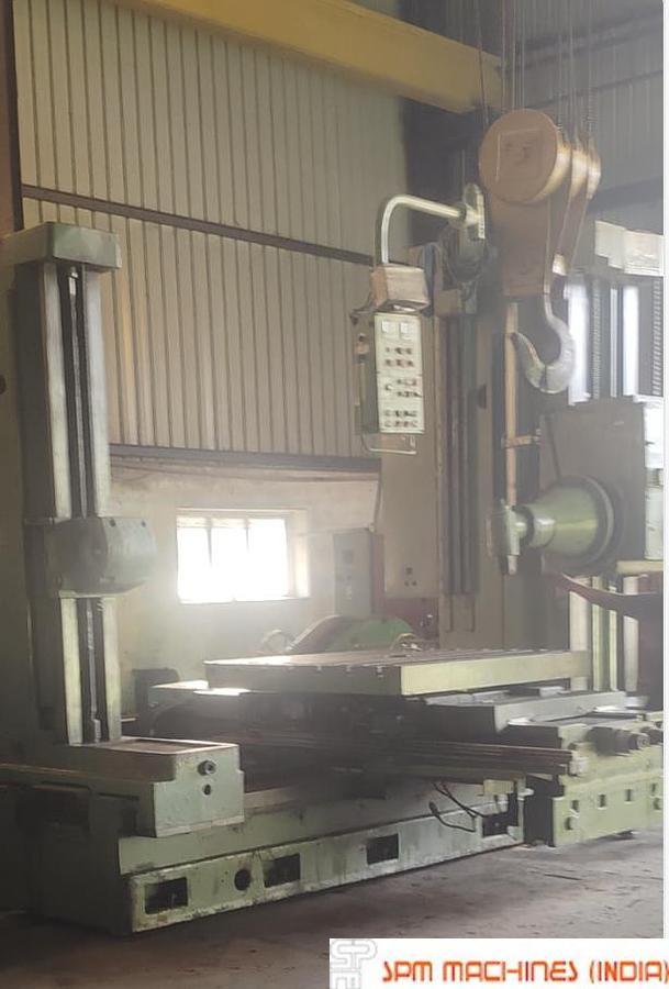 Used Defum AD115 H Boring Machine Spindle : 115mm Cross : 1800mm Height : 1500mm With Tailstock