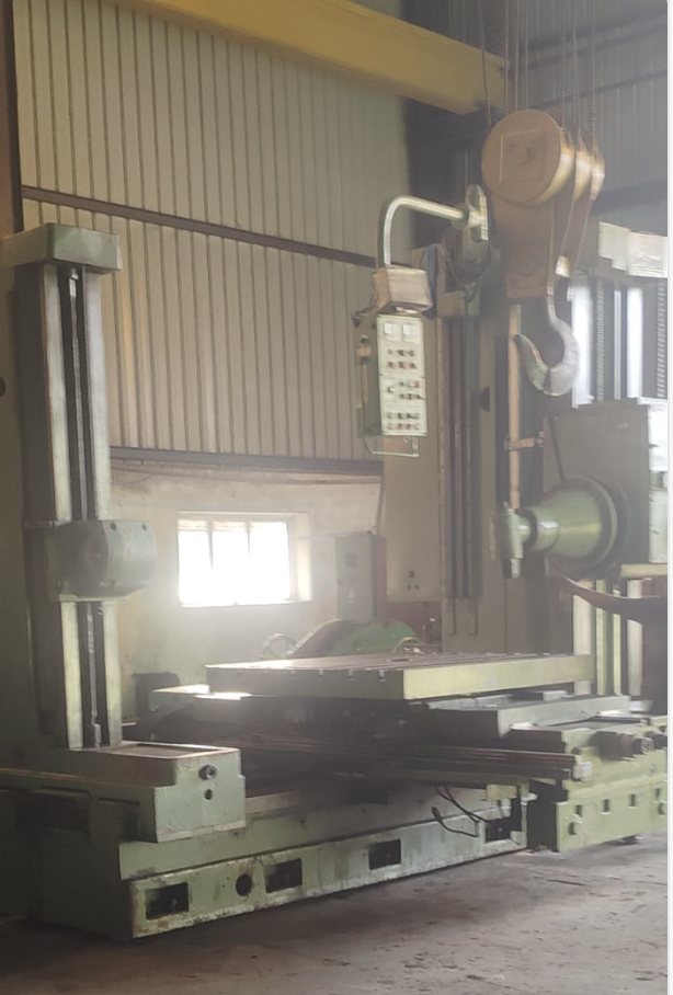 Used Defum AD115 H Boring Machine Spindle : 115mm Cross : 1800mm Height : 1500mm With Tailstock