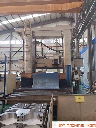 Used SM Double Column 5m x 3m, Year : 2011, Extra Height : 3000mm, Fanuc 18iMB, 4 Milling Heads