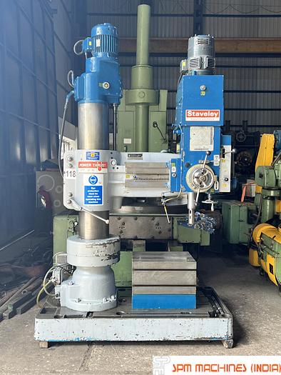 Used Staveley Asquith RADIAL DRILL (Dia 57mm x 1100mm x 1400 Height)